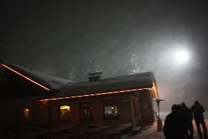 Schneesturm nach dem Auftritt!