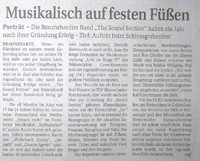 Bericht aus dem Darmstädter Echo am 07.03.07